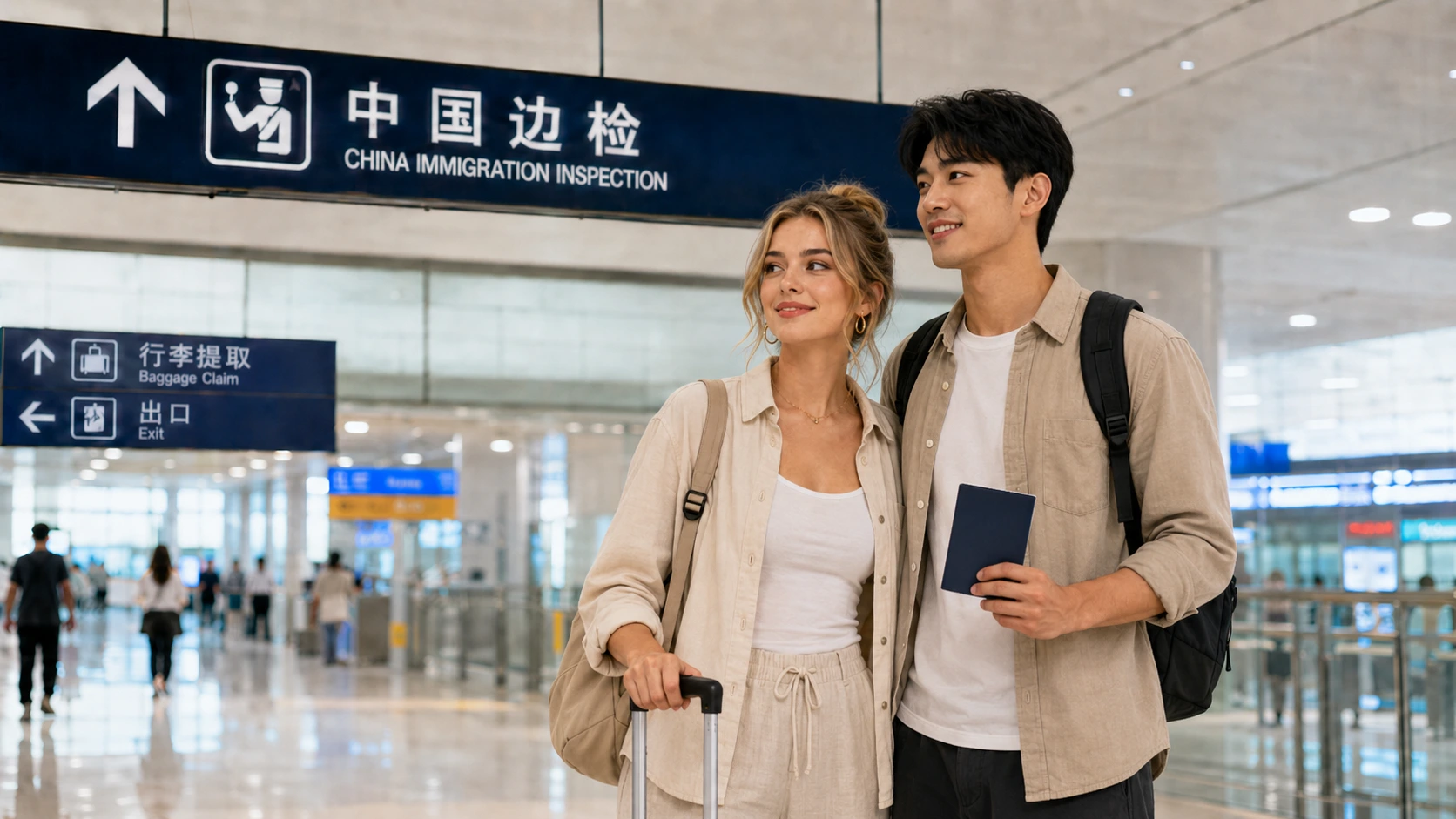 Travelers arriving in China without a visa