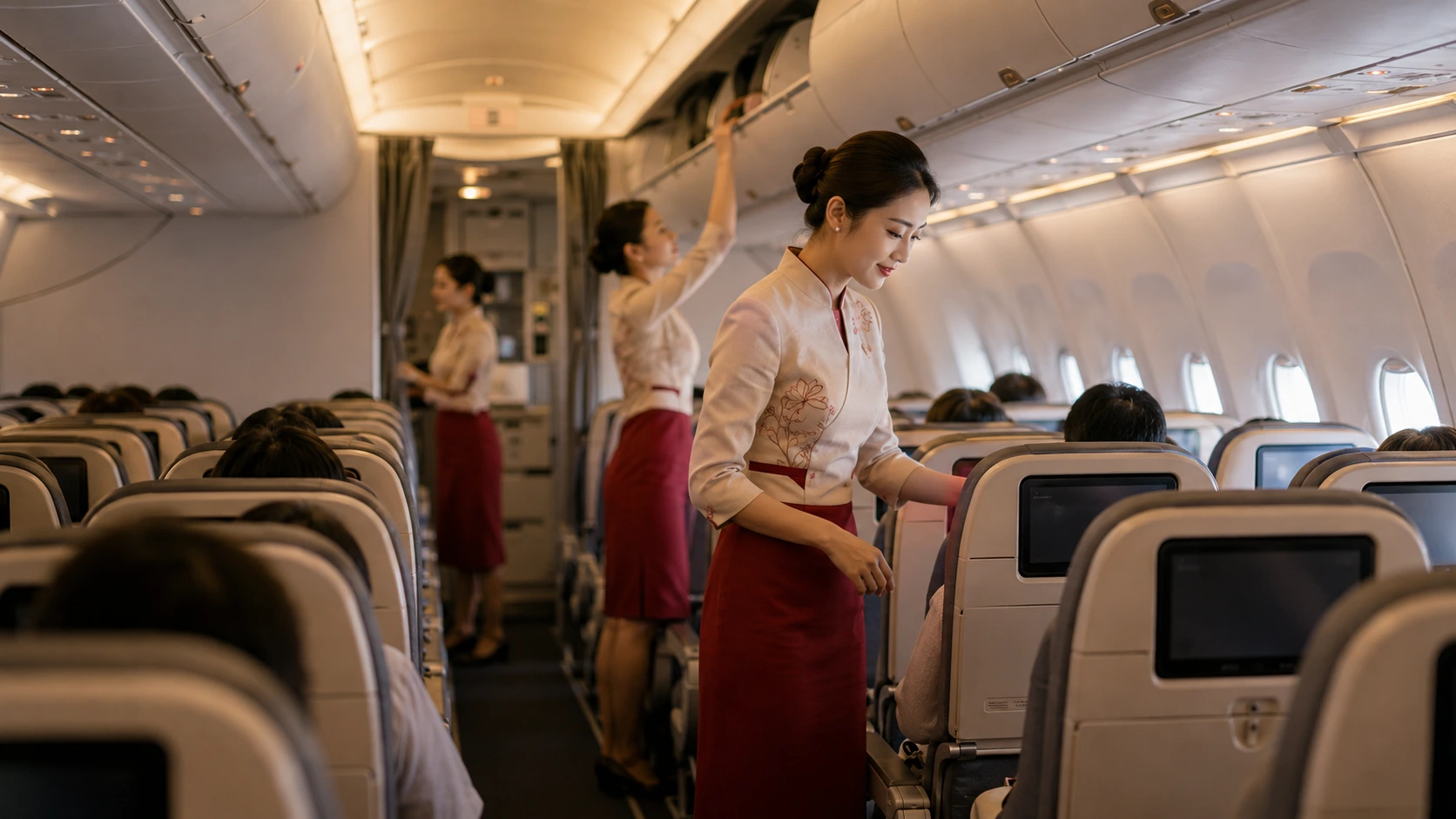 International arrivals hall at a major Chinese airport eligible for visa-free transit